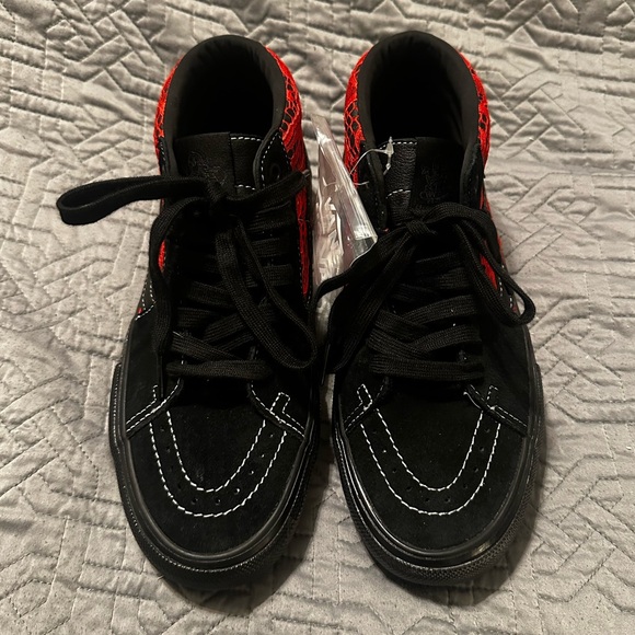 Vans X Premier Skate Grosso Mid Blake/High Risk Red Lace Men Size 7 Women 8.5 - Picture 7 of 11